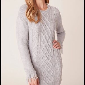 JACK BY BB DAKOTA SWEATER DRESS WITH FRINGE NWT